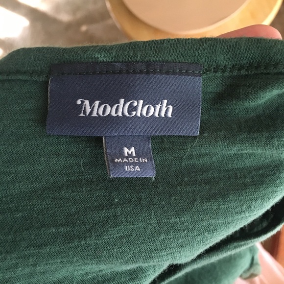 ModCloth Green Ruffle Dress - Picture 4 of 6